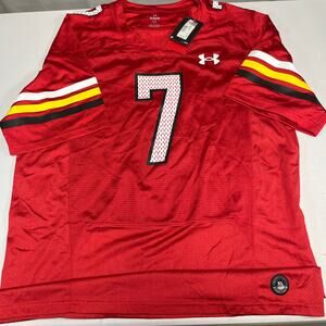 J.C. Jackson Maryland Terrapins Under Armor Red Jersey